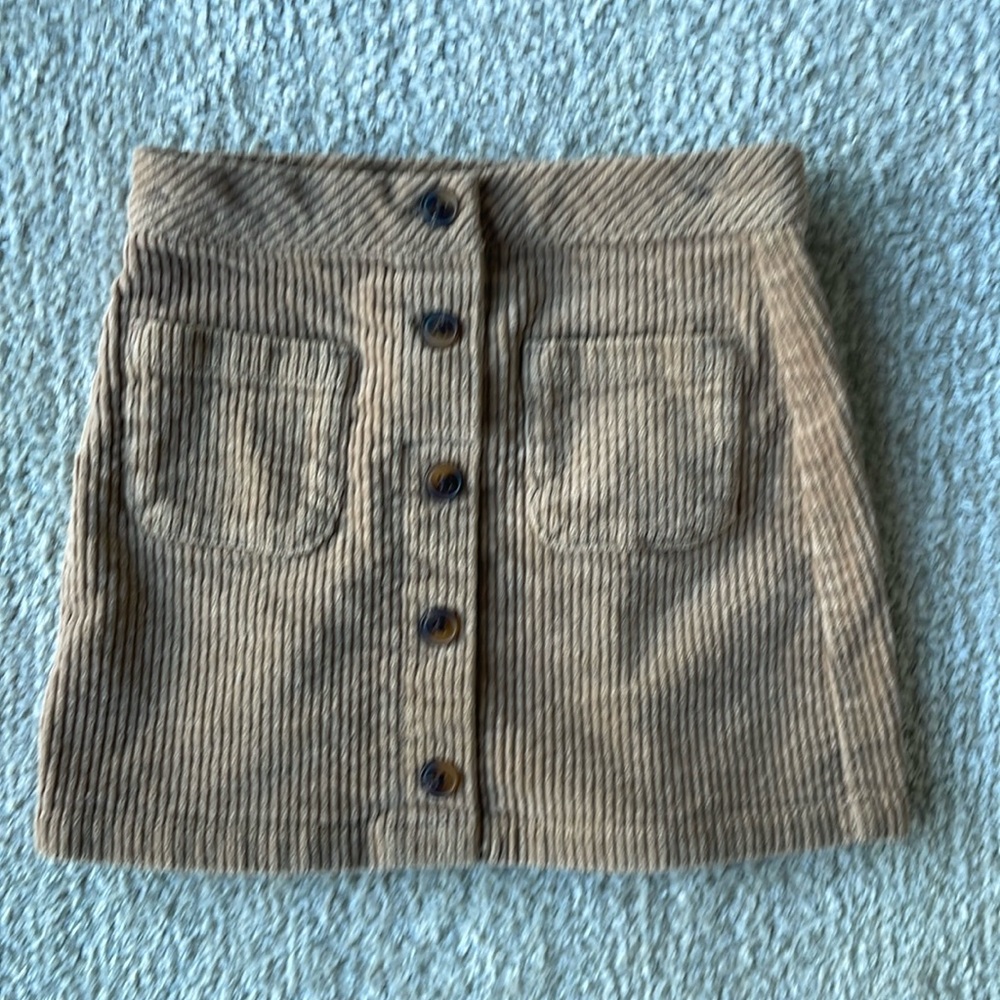 Corduroy button skirt Next 3years